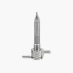 3/8 NPT Petcock STRT Chrome 75-516S-CS CHROME-STANDARD