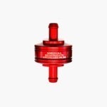 Super Mini Fuel Filter (5/16" Barb Fitting) 70-312G-Red