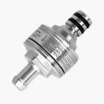 Compact Fuel Filter 1 Quick Release Clear Color (5/16" Barb Fitting) 50-QUICK-1-CLR