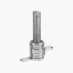 Click Slick 22mm Ball Bearing Petcocks STRT, 76-312S-CS CHROME-STANDARD